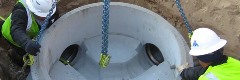 Канализационный колодец в Красном Сулине